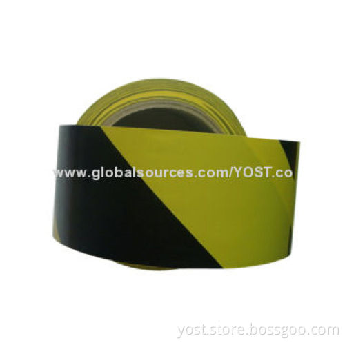 PVC transparent clear color floor masking warning tape